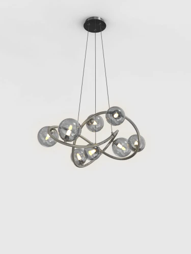 7014-805 Lampa wisząca Nancy czarny chrom Aviano Lighting