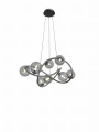 7014-805 Lampa wisząca Nancy czarny chrom Aviano Lighting