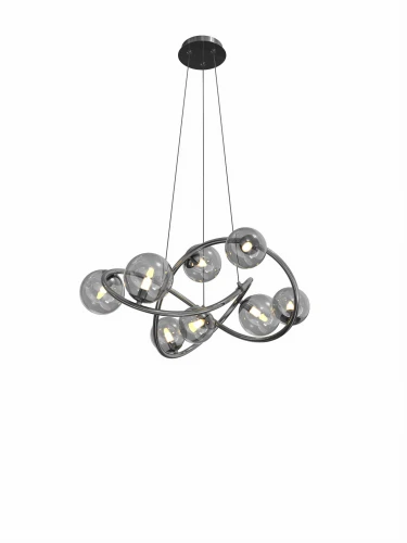 7014-805 Lampa wisząca Nancy czarny chrom Aviano Lighting