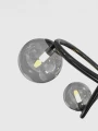 9014-1205 Lampa sufitowa podwójna Nancy czarny chrom Aviano Lighting
