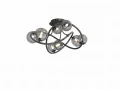 9014-805 Lampa sufitowa Nancy czarny chrom Aviano Lighting
