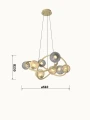 7015-804 Lampa wisząca Metz Aviano Lighting