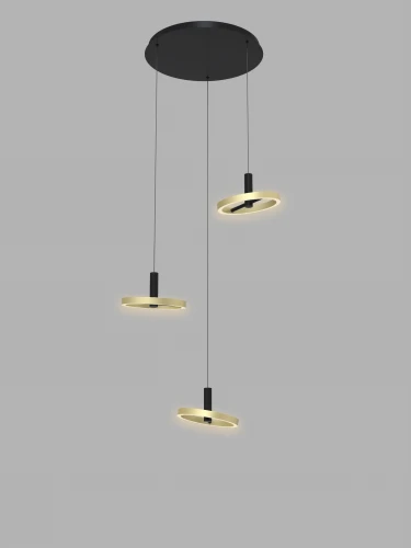 5016-304 Lampa wisząca trójka okrągła Brest Aviano Lighting