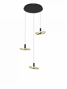 5016-304 Lampa wisząca trójka okrągła Brest Aviano Lighting