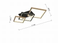 9022-306M Lampa sufitowa Matera romby Aviano Lighting