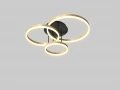 9049-401 Lampa sufitowa trójka Perpignon złota Aviano Lighting