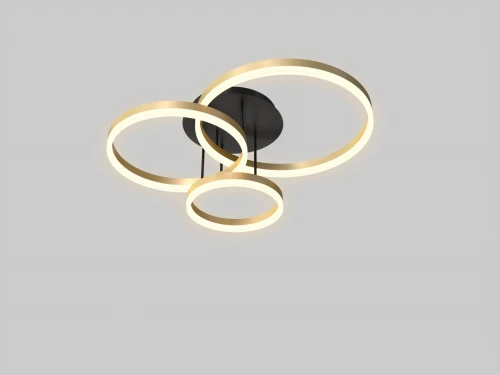 9049-401 Lampa sufitowa trójka Perpignon złota Aviano Lighting