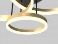 9049-401 Lampa sufitowa trójka Perpignon złota Aviano Lighting