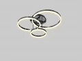 9049-405 Lampa sufitowa trójka Perpignon czarny chrom Aviano Lighting