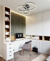 9049-405 Lampa sufitowa trójka Perpignon czarny chrom Aviano Lighting