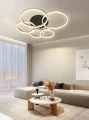 9049-601 Lampa sufitowa piątka Perpignon złota Aviano Lighting