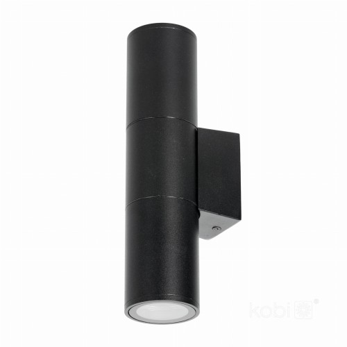 Lampa ogrodowa kinkiet elewacyjny góra dół QUERK 3 CZARNA IP54 KTLQK03CZ Kobi