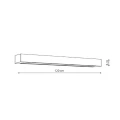 Kinkiet Ibros biały XL z IP44 3000K GS-LWA-18W 3000K WH Light Prestige