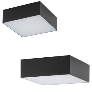 Plafon lampa sufitowa LID SQUARE LED Czarny 10424 Nowodvorski Lighting
