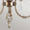 Żyrandol Aegean - 3 źródła światła - Postarzany mosiądz AG3-AGED-BRASS Elstead Lighting