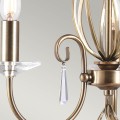 Żyrandol Aegean - 3 źródła światła - Postarzany mosiądz AG3-AGED-BRASS Elstead Lighting