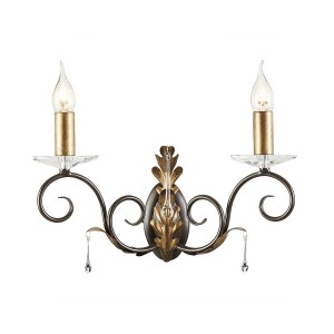 Kinkiet Amarilli - 2 źródła światła - Brązowy /ota patyna AML2-BRONZE Elstead Lighting