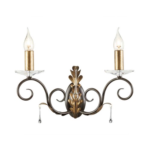 Kinkiet Amarilli - 2 źródła światła - Brązowy /ota patyna AML2-BRONZE Elstead Lighting