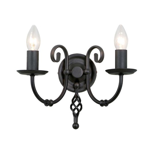 Kinkiet Artisan - 2 źródła światła - Czarny ART2-BLACK Elstead Lighting