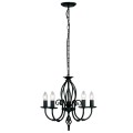 Żyrandol Artisan - 5 źródeł światła - Czarny ART5-BLACK Elstead Lighting