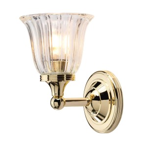 Kinkiet Austen - 1 źródło światła - Polerowany mosiądz BATH-AUSTEN1-PB Elstead Lighting