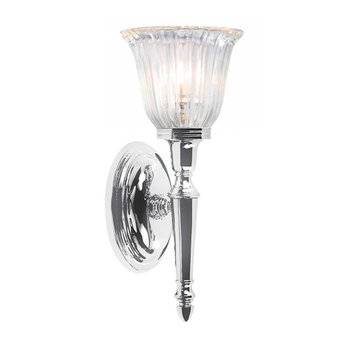 Kinkiet Dryden - 1 źródło światła - Polerowany chrom BATH-DRYDEN1-PC Elstead Lighting