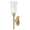 Kinkiet Dryden - 1 źródło światła - Polerowany mosiądz BATH-DRYDEN2-PB Elstead Lighting