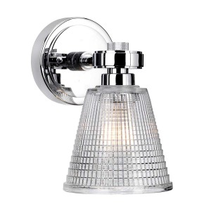 Kinkiet Gunnislake - 1 źródło światła - Polerowany chrom BATH-GUNNIS1-PC Elstead Lighting