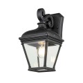 Średnia latarnia naścienna Bayview - 1 źródło światła BAYVIEW-2M-BK Elstead Lighting