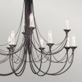 Żyrandol Carisbrooke - 12 źródeł światła CB12-BLACK Elstead Lighting