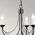 Żyrandol Carisbrooke - 3 źródła światła CB3-BLACK Elstead Lighting