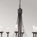 Żyrandol Carisbrooke - 8 źródeł światła CB8-BLACK Elstead Lighting