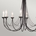 Żyrandol Carisbrooke - 8 źródeł światła CB8-BLACK Elstead Lighting