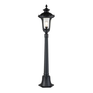 Mała latarnia ogrodowa Chicago - 1 źródło światła - Teksturowana czerń CC4-S-BK Elstead Lighting
