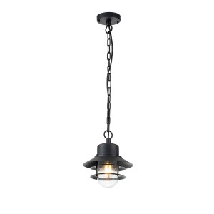 Latarnia wisząca Copenhagen - 1 źródło światła - Czarna COPENHAGEN8-BK Elstead Lighting