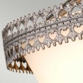 Mały półplafon / lampa wisząca Crown - 3 źródła światła CROWN-SF Elstead Lighting