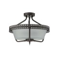 Mały półplafon / lampa wisząca Crown - 3 źródła światła CROWN-SF Elstead Lighting