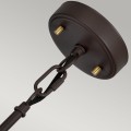 Lampa wisząca Corona - 2 źródła światła - Stary brąz / Stary mosiądz DL-CORONA-2P-BAB Elstead Lighting