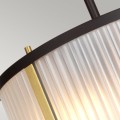 Lampa wisząca Corona - 2 źródła światła - Stary brąz / Stary mosiądz DL-CORONA-2P-BAB Elstead Lighting