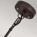 Lampa wisząca Corona - 3 źródła światła - Stary brąz / Stary mosiądz DL-CORONA-3P-BAB Elstead Lighting