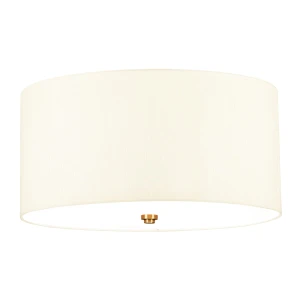 Plafon 46 cm Fletcher - 3 źródła światła - Postarzany mosiądz DL-FLETCHER18-3LT-IV-AB Elstead Lighting