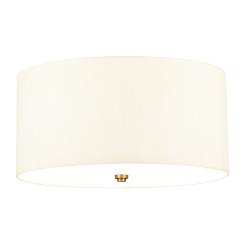 Plafon 46 cm Fletcher - 3 źródła światła - Postarzany mosiądz DL-FLETCHER18-3LT-IV-AB Elstead Lighting