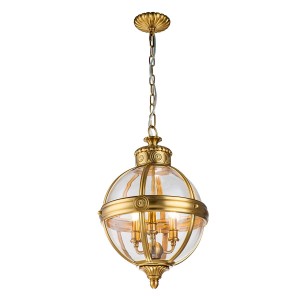 Lampa wisząca Adams - 3 źródła światła - Oksydowany mosiądz FE-ADAMS-3P-BB Elstead Lighting