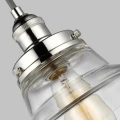 Lampa wisząca Baskin - 1 źródło światła - Polerowany nikiel FE-BASKIN-P-A-PN Elstead Lighting