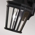 Mała latarnia naścienna Cotswold Lane - 1 źródło światła FE-COTSLN2-S-BK Elstead Lighting