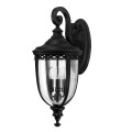 Duża latarnia naścienna English Bridle - 3 źródła światła - Czarna FE-EB2-L-BLK Elstead Lighting