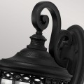 Duża latarnia naścienna English Bridle - 3 źródła światła - Czarna FE-EB2-L-BLK Elstead Lighting