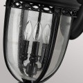 Duża latarnia naścienna English Bridle - 3 źródła światła - Czarna FE-EB2-L-BLK Elstead Lighting