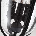 Średnia latarnia cokołowa English Bridle - 3 źródła światła - Czarna FE-EB3-M-BLK Elstead Lighting