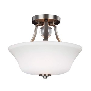 Półplafon Evington - 2 źródła światła - Satynowy nikiel FE-EVINGTON-SF-SN Elstead Lighting